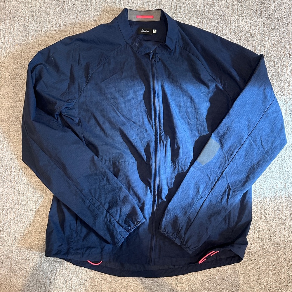 Rapha Men's Waterproof Biking Navy Jacket - XL